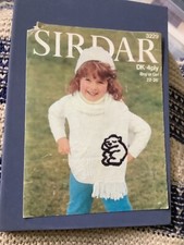 SIRDAR WEATHER HAPPY CHILD SWEATER 4 PLY DK KNITTING PATTERN