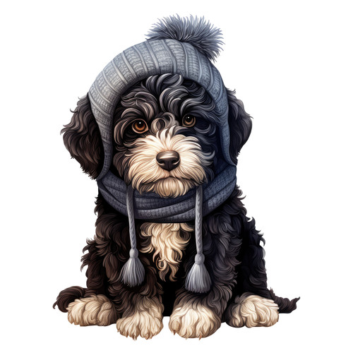 Portuguese water dog - portuguese, car
