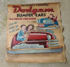 Vintage Carnival Poster Dodgem