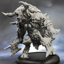 Minotaur Resin Statue Action