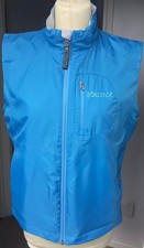 WOMEN’S GENUINE MARMOT LIGHTWEIGHT BLUE GILET JACKET SIZE MEDIUM - APPROX 12/14