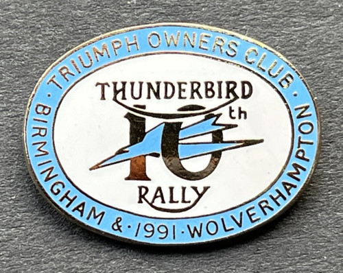 Motorcycle pin badge triumph - motorcycle,