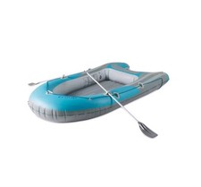 Inflatable 2 Person Fun Sport Boat Kayak Canoe Dingy Water Beach Holiday OarsBag