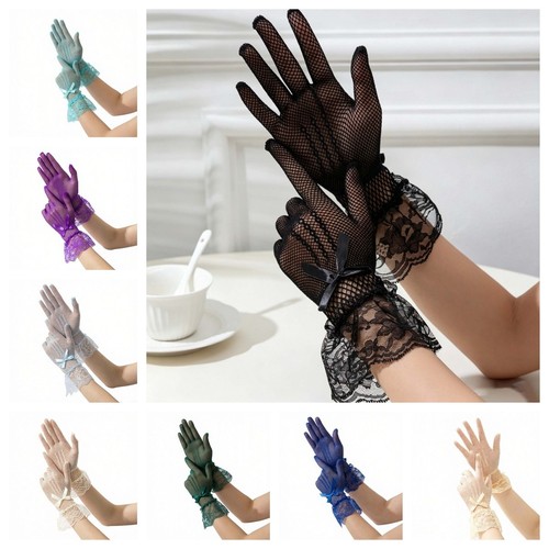 Hand covering bow ruffled - hand,