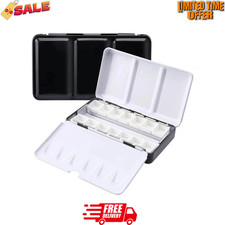 Empty Watercolor Palette With