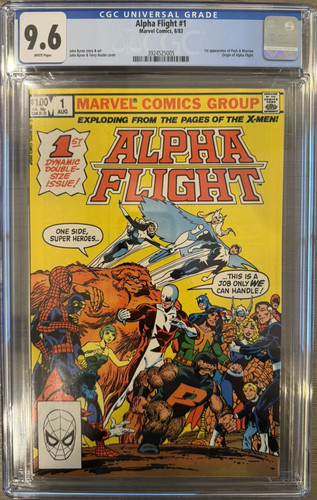Alpha flight cgc - flight, (1983)
