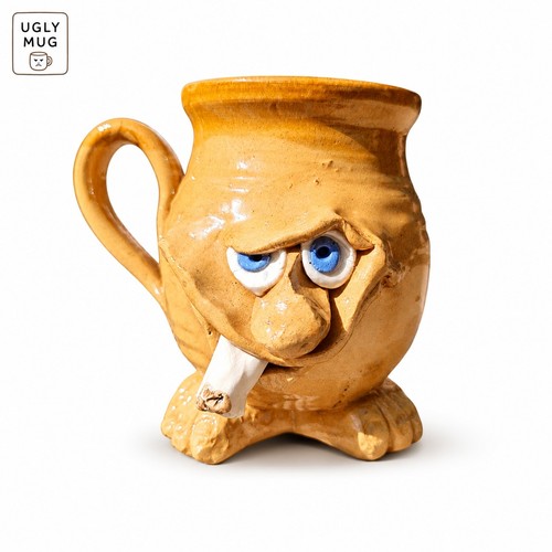 Handmade pottery ugly mug - pottery,