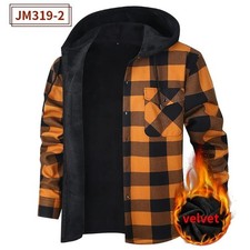 Mens Hooded Lumberjack Plaid