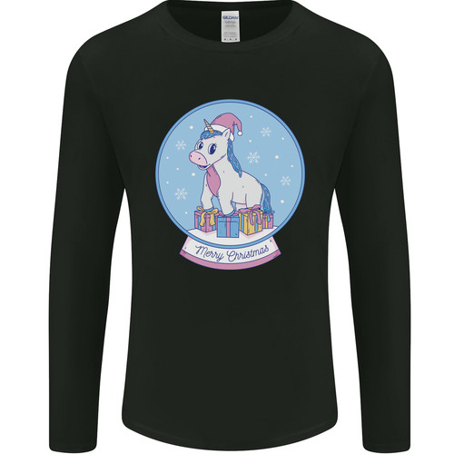 Christmas unicorn snow - snow, globe
