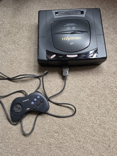 Sega hitachi saturn console - sega,