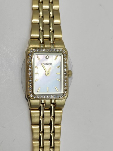 Accurist ladies gold plated - ladies,