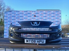 PEUGEOT 207 HATCHBACK 5DR MK1 PH1 2008 BLACK EXL FRONT BUMPER MARKS
