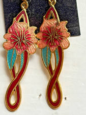 CLOISONNE FLORAL ‘DANGLE’
