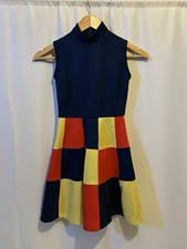 Vintage 60s mod colour block