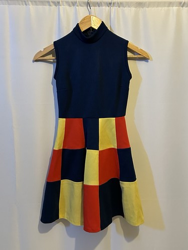 Vintage 60s mod colour - , block