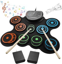 Portable Electric Drum Kit, 10