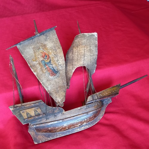 Antique wooden model a - model,