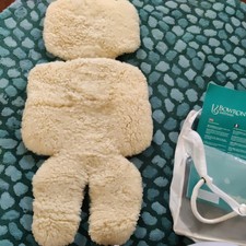 Bowron Baby Sheepskin Universal Pram Pushchair Stroller Padded Liner Warm Soft