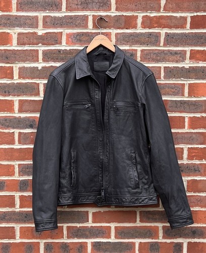 Allsaints mens lark - lark, leather
