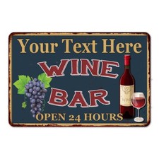 PERSONALIZED WINE BAR SIgn