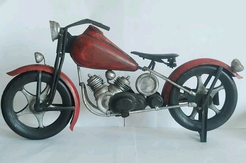 Collectable metal motorcycle - metal,