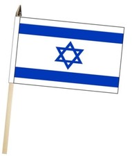 Israel Large Hand Flag With