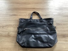 Russell And Bromley Black Leather  Tote Shopper Bag