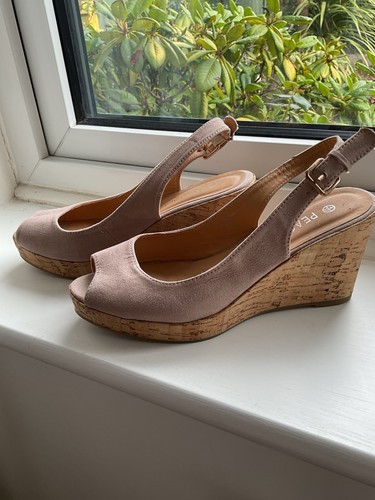 Nude beige suede - beige,