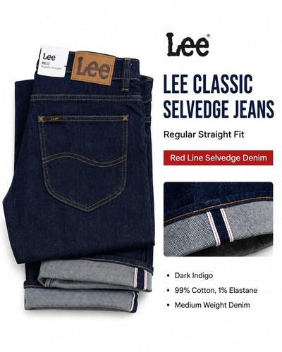 Lee men selvedge jeans - lee,