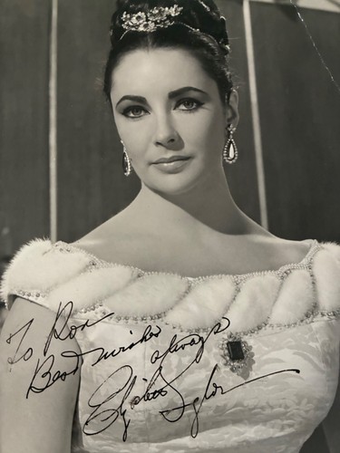 Elizabeth taylor signed - taylor,