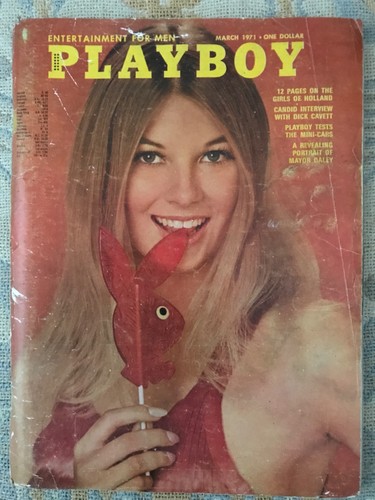 Playboy magazine march 1971 - playboy, magazine.