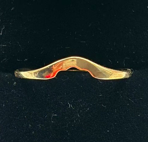 Men 9ct yellow gold wishbone - 9ct,