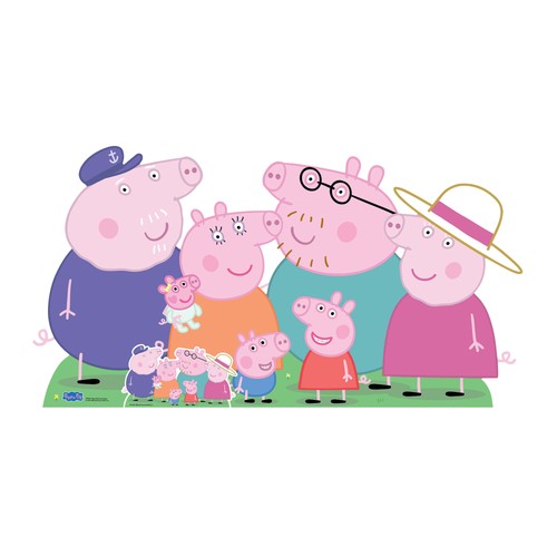 Peppa pig and family - and,