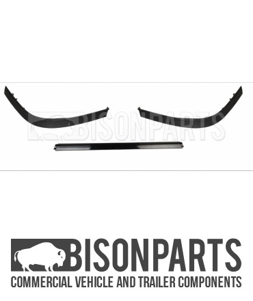 Spoiler piece black - 3, (plastic