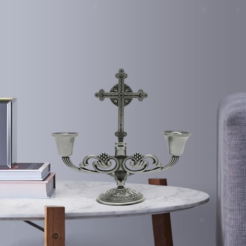 Retro candle stick holder - candle,