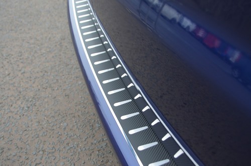 Carbon foiled rear bumper - carbon,