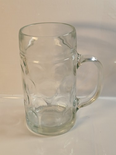 Liter dimpled beer - beer, mug