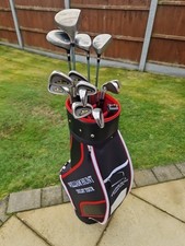 Full Set R/H Golf Clubs & New William Hunt Trilby Tour Bag. Excellent Condition