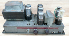 Vintage BELL & HOWELL Model 601 6V6GT Mono Valve Tube Amplifier Working