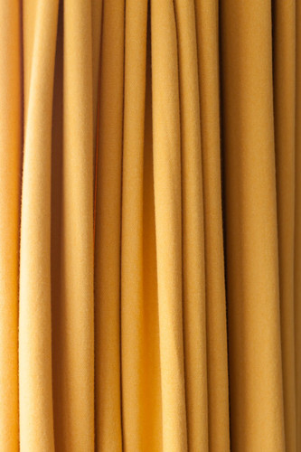 Pair luxury wool - wool, curtains