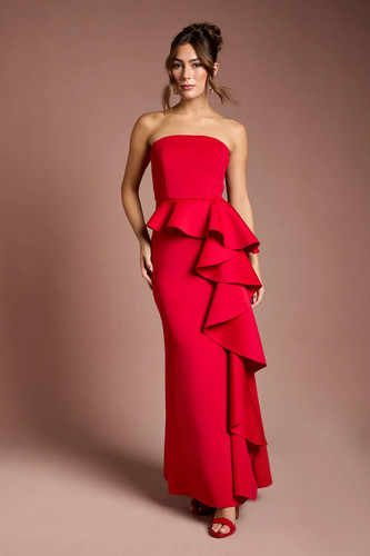 Coast red maxi - dress, womens