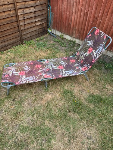 Folding garden sun lounger - sun,