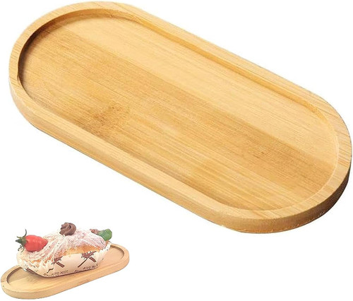 Small wooden tray bamboo soap - wooden, tray,
