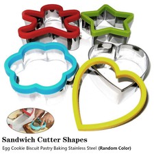 4Pcs Sandwich Cutter for Kids