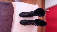  Calf Black Boots by Lilley for women,  & FREE  KANGOL ANKLE BOOT'S Black SIZE 7