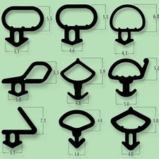 SAMPLE PACK,  Draught Excluder Proofer Seal, Upvc Double Glazing Windows & Doors