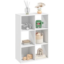 HOMCOM 6 Cube Bookshelf