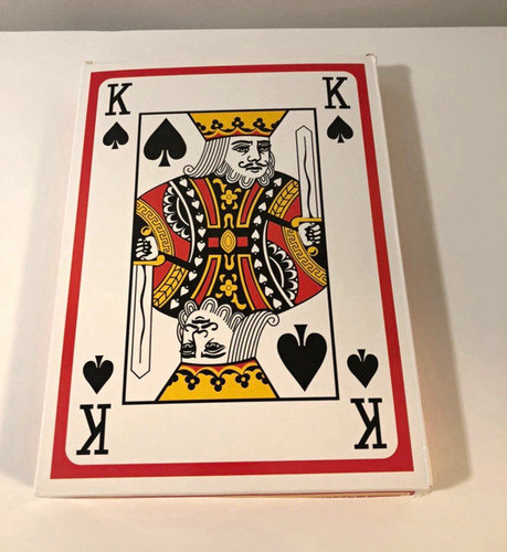 Jumbo playing cards - playing,
