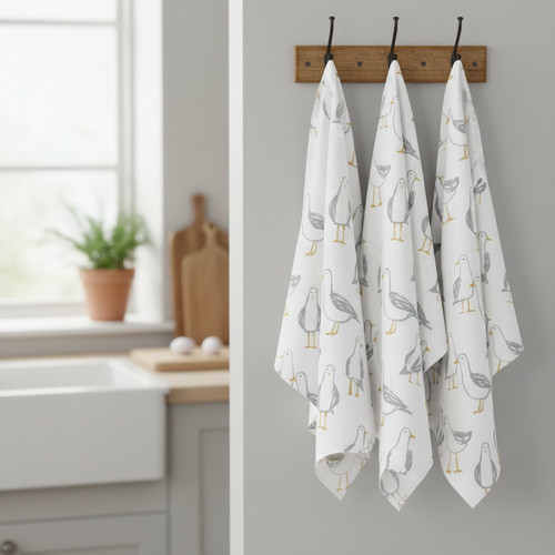 Seagull laridae tea towel - laridae,