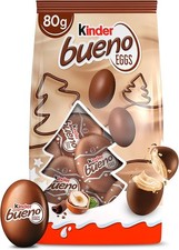 Kinder Bueno Mini Chocolate Eggs, Christmas Chocolate for Sharing, 1 Bag 80g